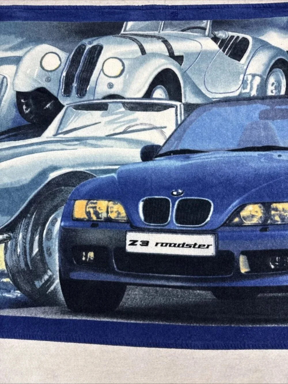 BMW Z3 Roadster Beach Towel Vintage 90s Limited Edition Germany